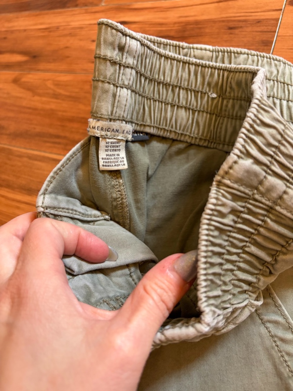 American Eagle green joggers - Picture 6 of 6